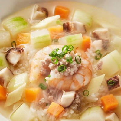 時菜什菇海蝦球湯飯 - 荃灣分店