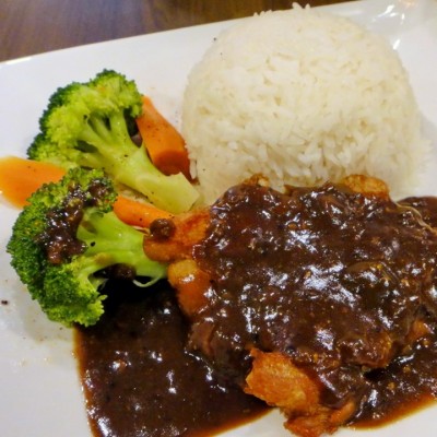 黑椒雞扒飯 - 黑椒雞扒意粉 - 荃灣分店