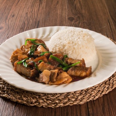 枝竹火腩飯 - 枝竹魚柳飯 - 荃灣分店