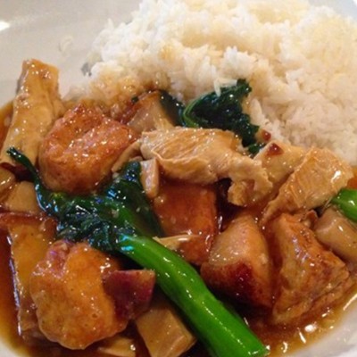 豆腐火腩飯 - 豆腐魚柳飯 - 荃灣分店