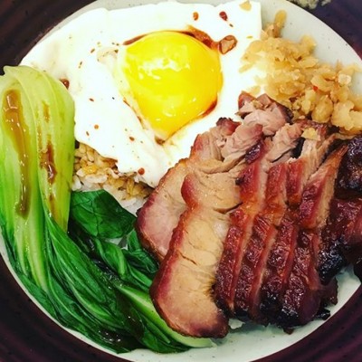 香煎火腿拼煎蛋 - 餐肉拼煎蛋 - 叉燒拼煎蛋 - 荃灣分店