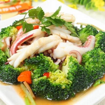 西蘭花炒鮮魷 - 荃灣分店