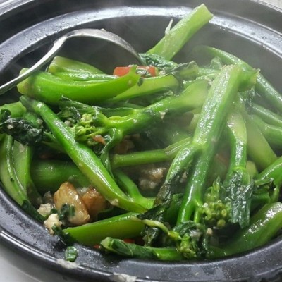 啫啫油麥菜煲 - 啫啫芥蘭煲 - 荃灣分店