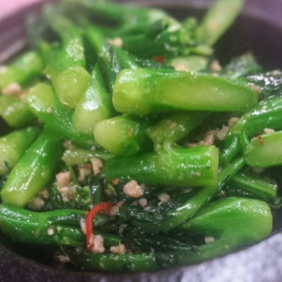 啫啫油麥菜煲 - 啫啫芥蘭煲 - 荃灣分店