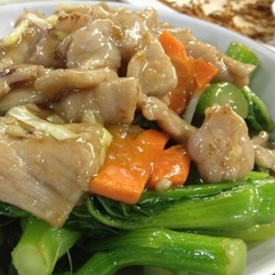 時菜炒肉片 - 荃灣分店