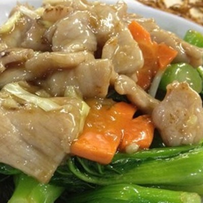 時菜炒肉片 - 荃灣分店